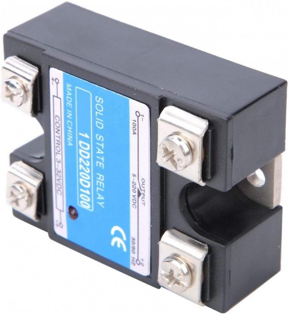 1.18x1.73x2.32in Solid State Relay 3-32V DC 30x44x59mm