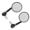2 Stück 22mm0.87in Motorrad Rückspiegel Seitenspiegel 360 Grad Drehbar Lenkerspiegel Universal für