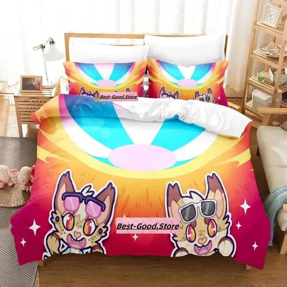 Här kommer Niko! Sängklädesset Enkelt Twin Full Queen King Size Sängset Vuxen Barn Sovrum Påslakanset Anime parure de lit Säng