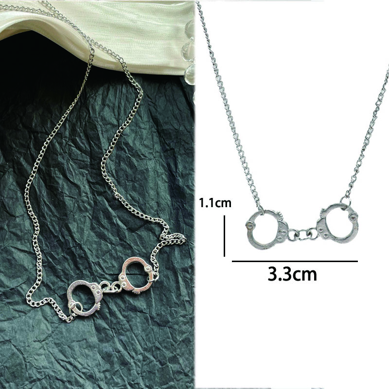Vintage Design Gun Revolver Pendant Necklace Fashion Retro Geometric Charms Choker Jewelry Party Gift For Women Men