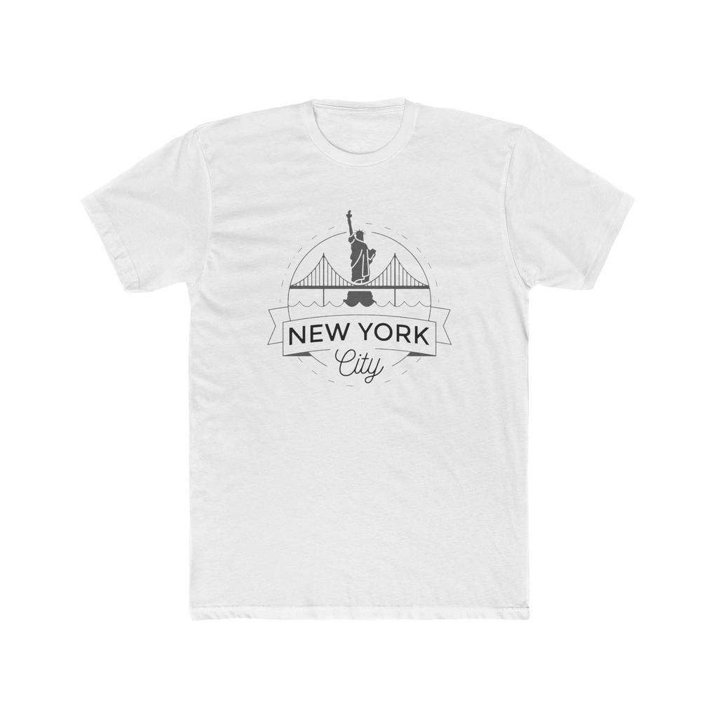 NYC Graphic Tee #3 Men's Cotton Crew Tee Shirt Trendy Edgy
