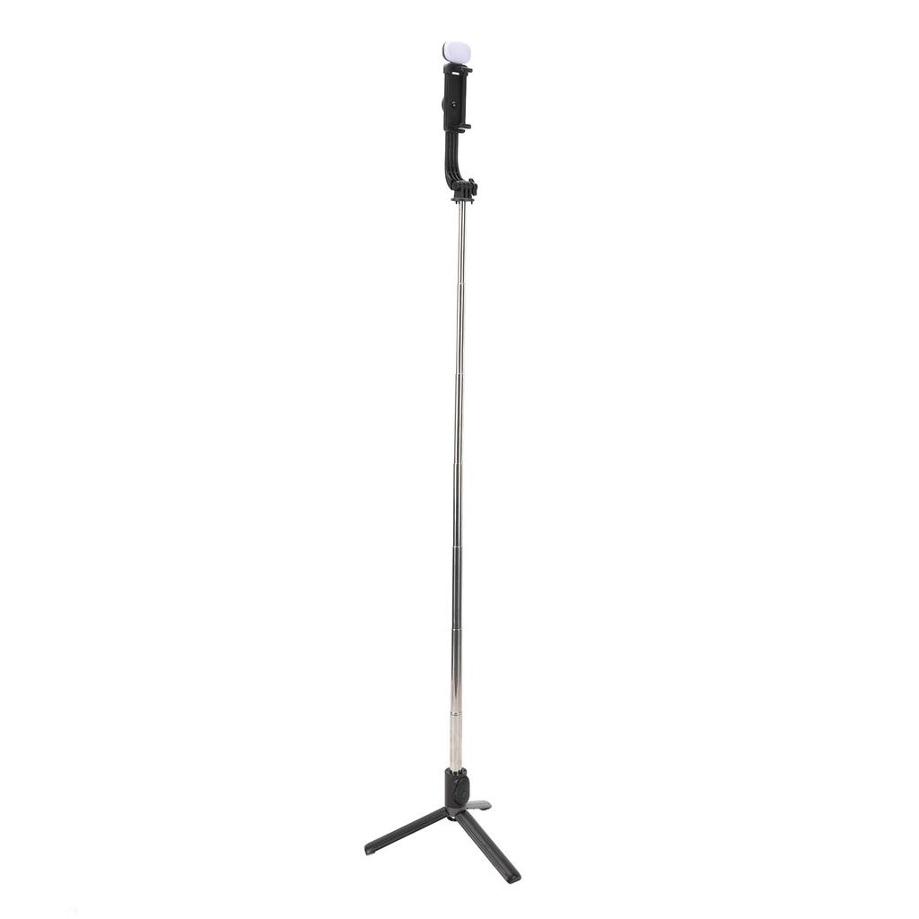 Selfie Stick Tripod with Light USB Rechargeable Bluetooth Telescopic Phone Selfie Stick with