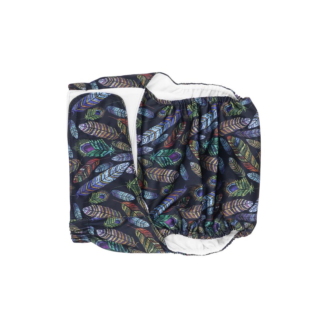 Cloth Adult Diapers Washable Reusable Adult Cloth Nappy with Hook and Loop for Old Man Incontinence