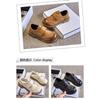 Retro Fashion Leather Children's Leather Shoes Soft Sole Boys Black British Style Performance Shoes