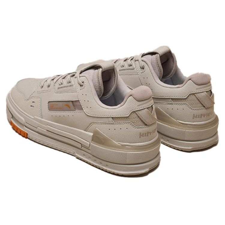 Anta Trendy Thick Sole Casual Non-Slip Wear-Resistant Low-Top Skate Shoes Men Sneakers Gray 912138061-1