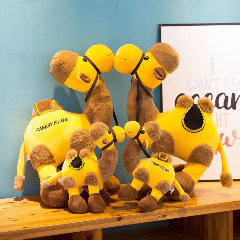 Soft Desert Camel Plush Toy Lifelike Cartoon Stuffed Animal Figurine Wholesale Supplier Characters)