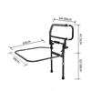 Household Nursing Care Bedside Handrail Hospital Elderly People Assisted Standing Railing Bedside Fixed Anti Fall Device