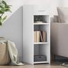 VidaXL Buffet White 30x42.5x93 Cm Engineered Wood, Cabinet, Side Cabinet, Storage Cabinet, Cupboard, Sideboard, 846306