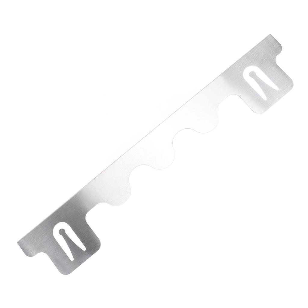 2 szt. Nakładka na szczelinę kuchenki Stal nierdzewna Łatwa do czyszczenia Wypełniacz szczeliny blatu Srebrny 59,5 cm