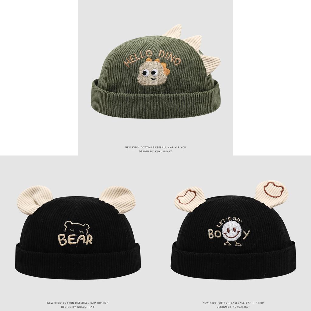 Children Corduroy Baseball Cap With Sun Protection And Breathability For Kids