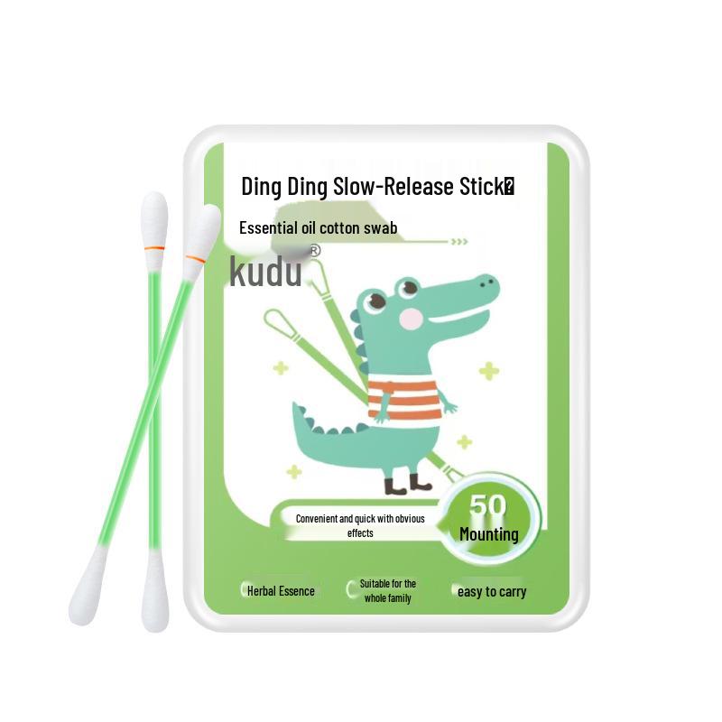 Ding Ding Soothing Anti-Itch Essential Oil Cotton Swabs - 50 Pack