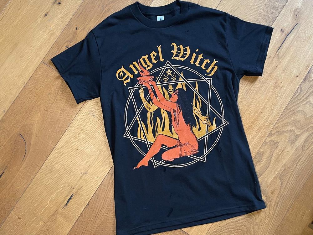 

Collection Angel Witch Band Navy Color Shirt Unisex Concert S to 5XL TR386 Unisex T-Shirt S