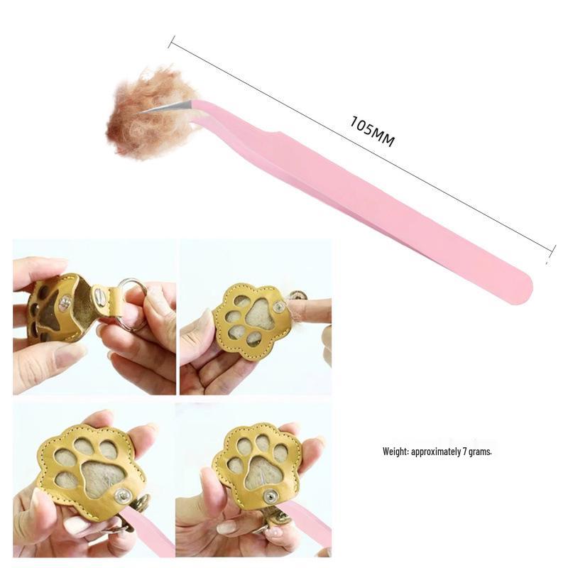 Элегантный кожаный брелок-подвеска на память о питомце для кошек и собак