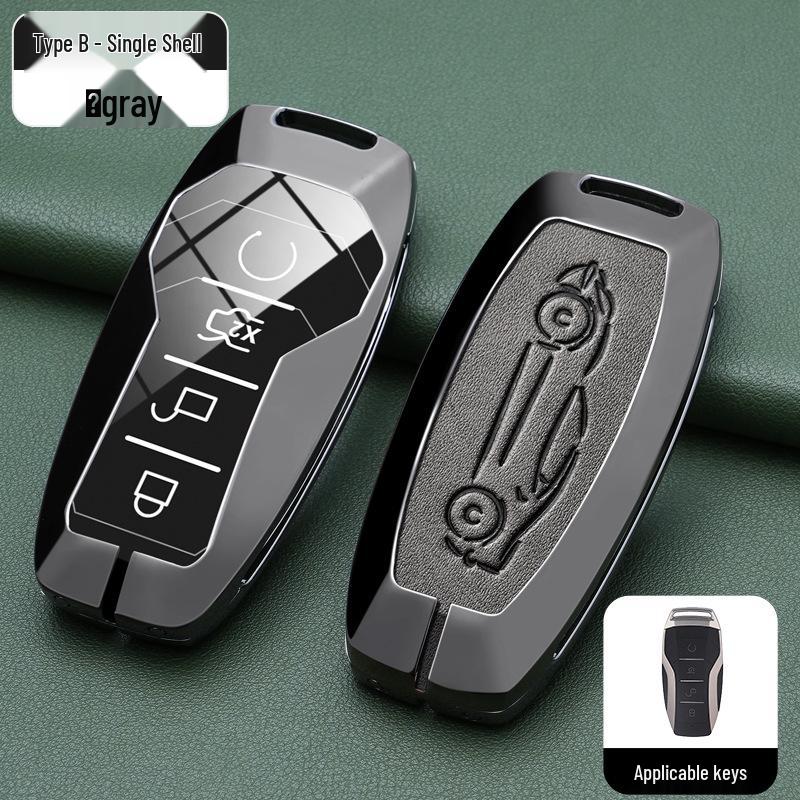 BYD Han, Tang DM, Qin PLUS, Song Pro/Max, Yuan Car Metal Key Case (2021 Model)