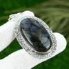 925 Sterling Silver Labradorite Gemstone Sister Artisan Birthday Pendant Jewelry