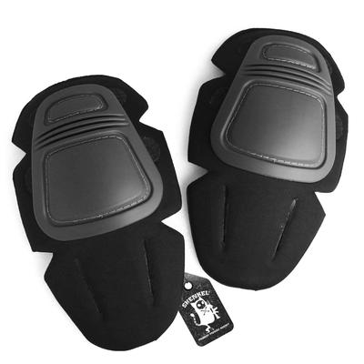 SHENKEL CRYE Type Knee Pads G2 BK Black Replacement Knee Pads for Combat and More Pants, Protectors, Airsoft, (Pad-004bk) [Used]