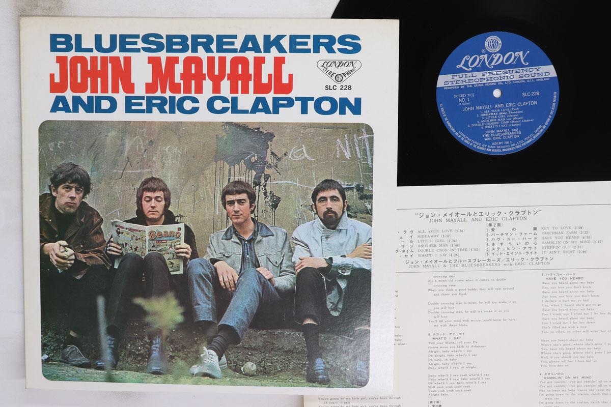 

LP Record JOHN MAYALL ERIC CLAPTON Blues Breakers SLC228 LONDON 1974 Japan Rock Used