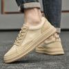 Autumn new waterproof height-increasing platform casual shoes low-top leather sneakers