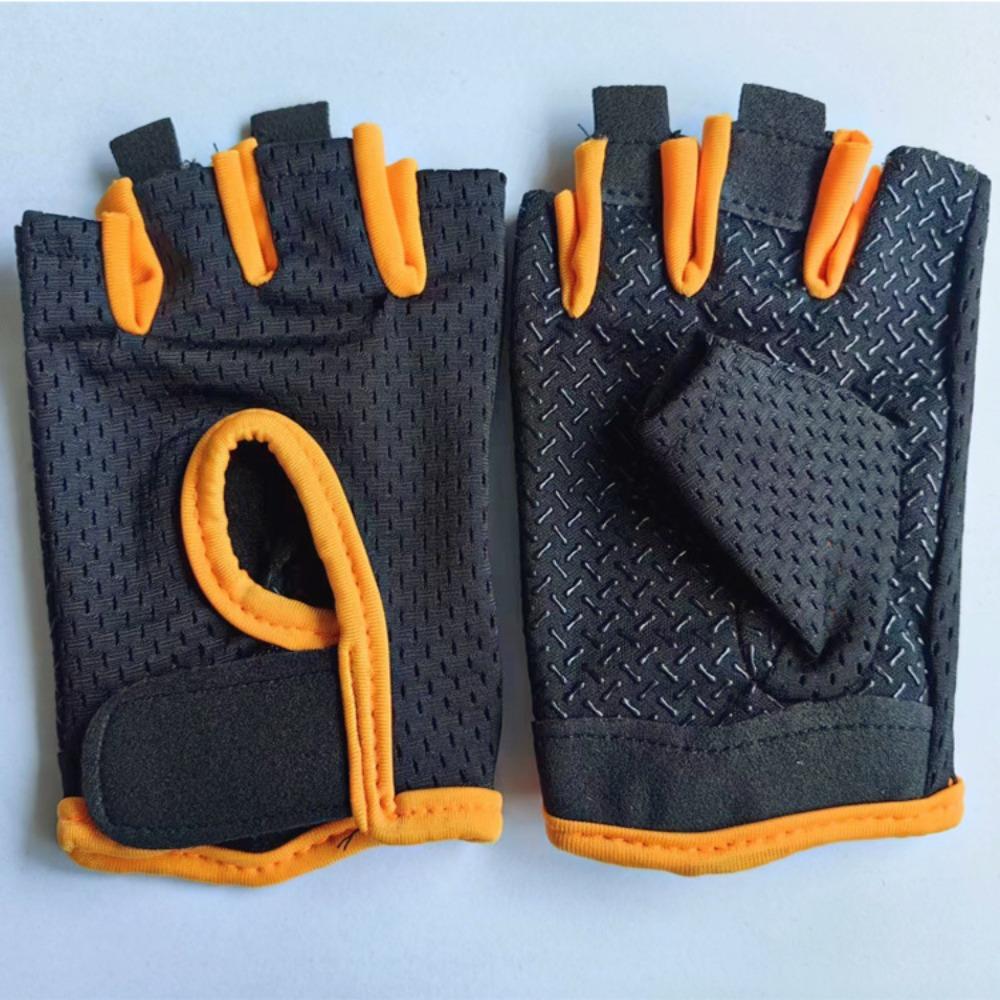 

Велоперчатки полупалые нескользящие амортизирующие дышащие экипировка спортзал велоспорт велосипед уличные фитнес спортивные перчатки XL