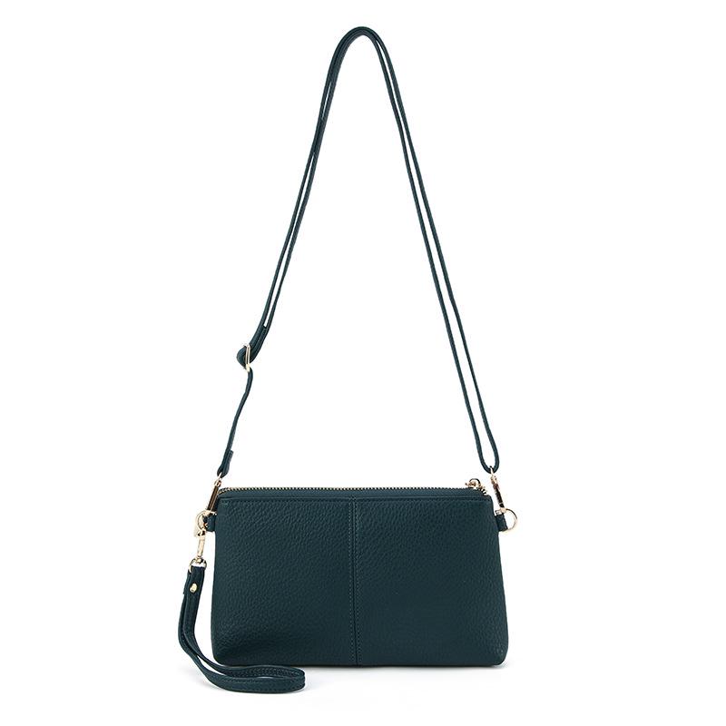 Женская универсальная сумка через плечо из ПУ 2025: Простая и повседневная сумка через плечо синий