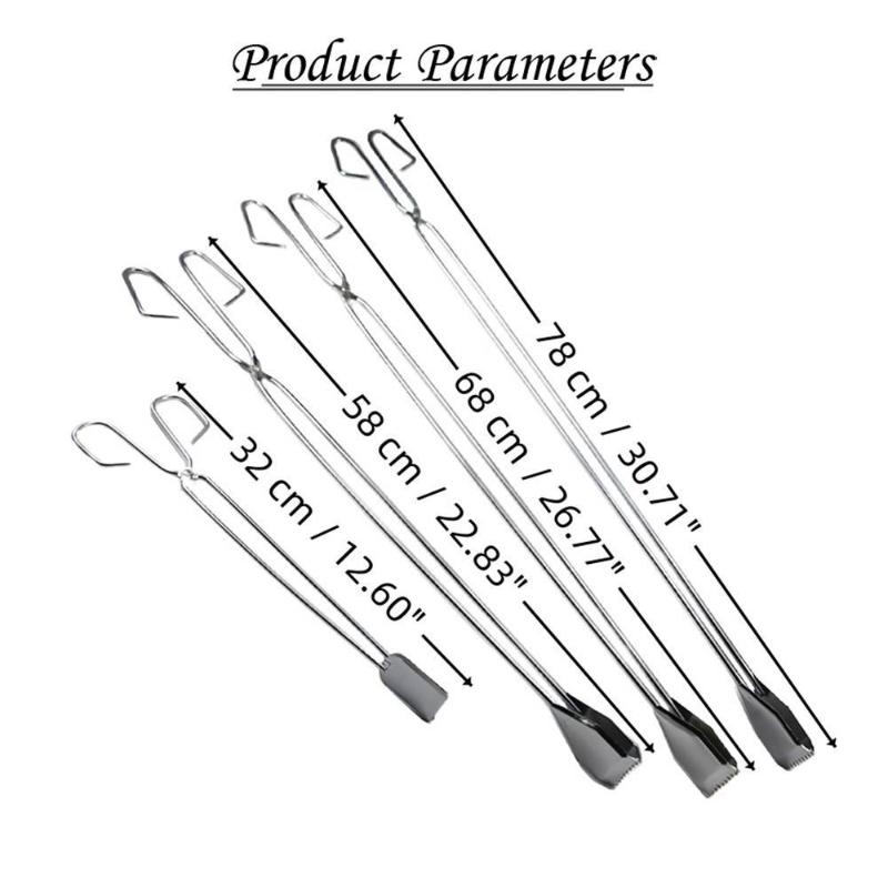 Extended Reach Grabber Stick Tool Metal Claw 58cm 68cm 78cm Lightweight Handheld Picker for Trash Indoor Outdoor Cleaning