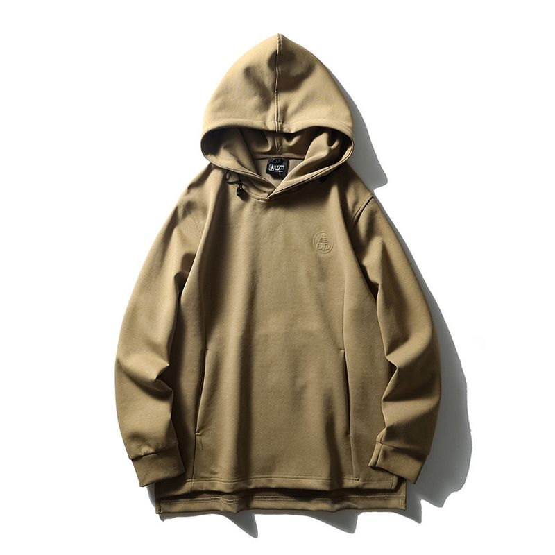 Space Cotton Air Layer Hoodie Men's Spring and Autumn Fashion Brand Export Men's Clothing American Heavy Hood Casual Outerwear