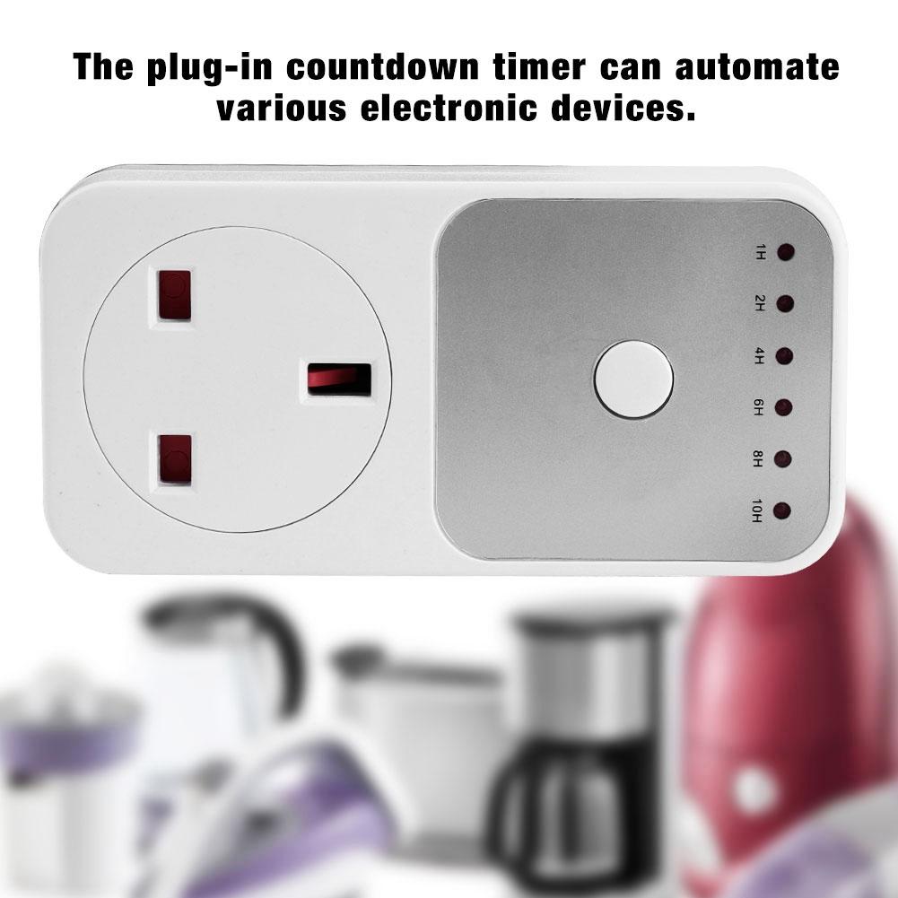 Electronic Type Countdown Socket Switching Power Timer Timing off Socket  (BS)