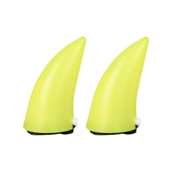 2Pcs Universal Glow Demons Horn Helmet Decoration for Night Riding Safety Personalized LED Helmet Lights USB Rechargeable Helmet Decoration