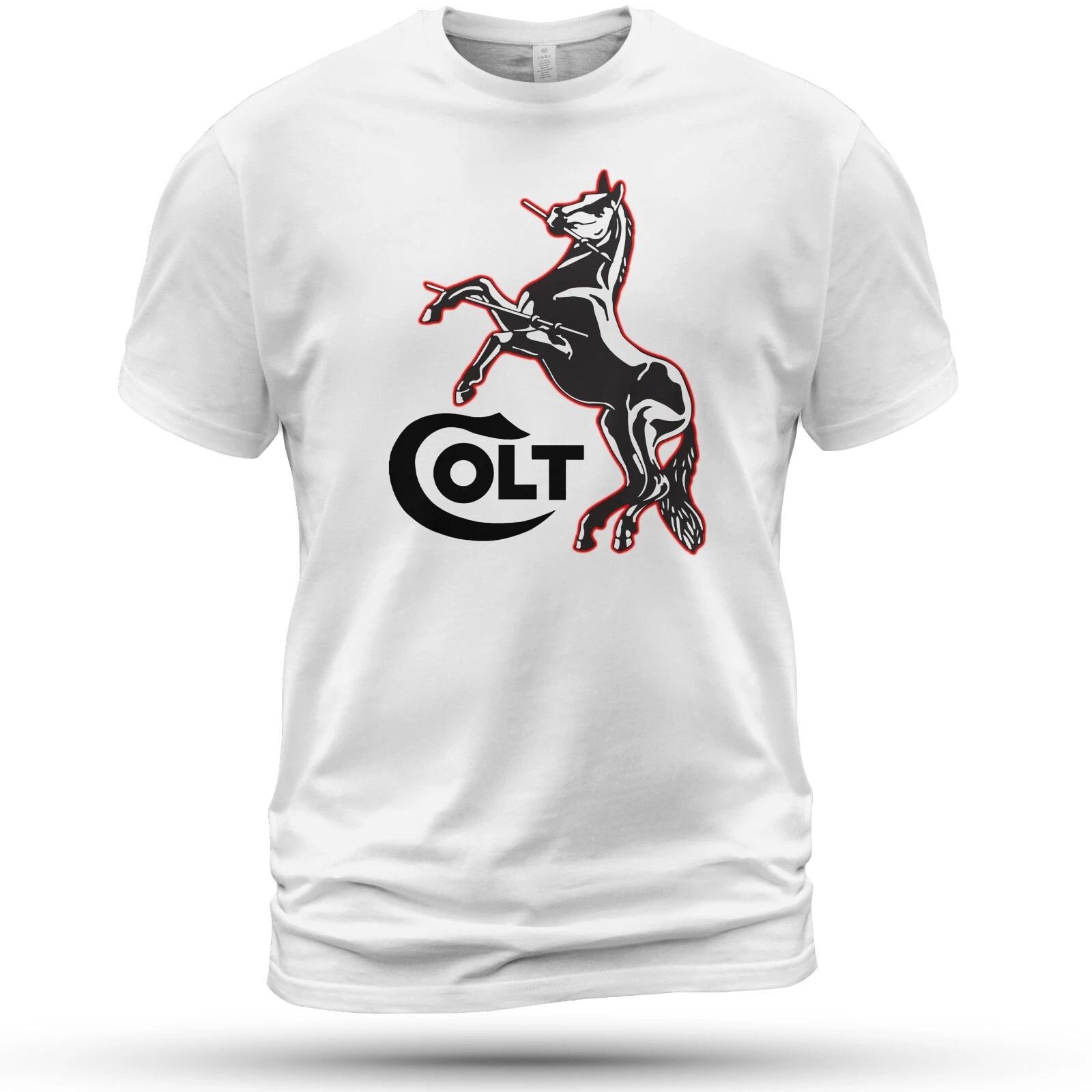 Men s and Women s T-shirts Colt Horse Guns Firearms T-Shirt Size S-5XL L