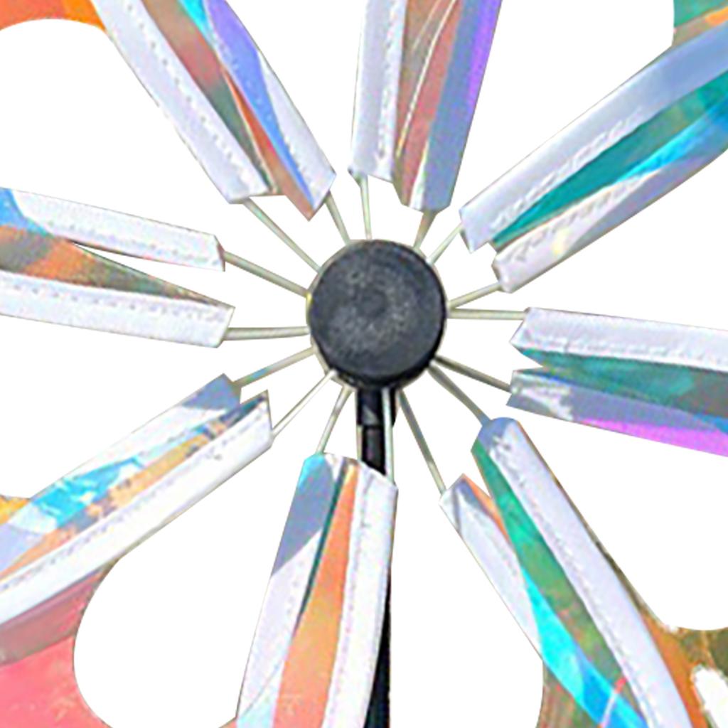 Wind Spinner Garden Yard Decoration Cartoon Outdoor Pinwheel Windmill Toy for Kid Diameter 30cm Rod