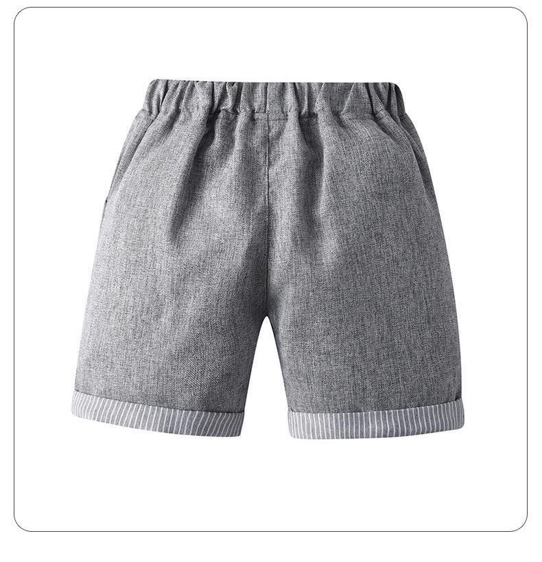 2026 Summer Boys' Three-Piece Set: Short-Sleeved T-shirt, Shorts & Vest - Children's Gentleman Outfit
