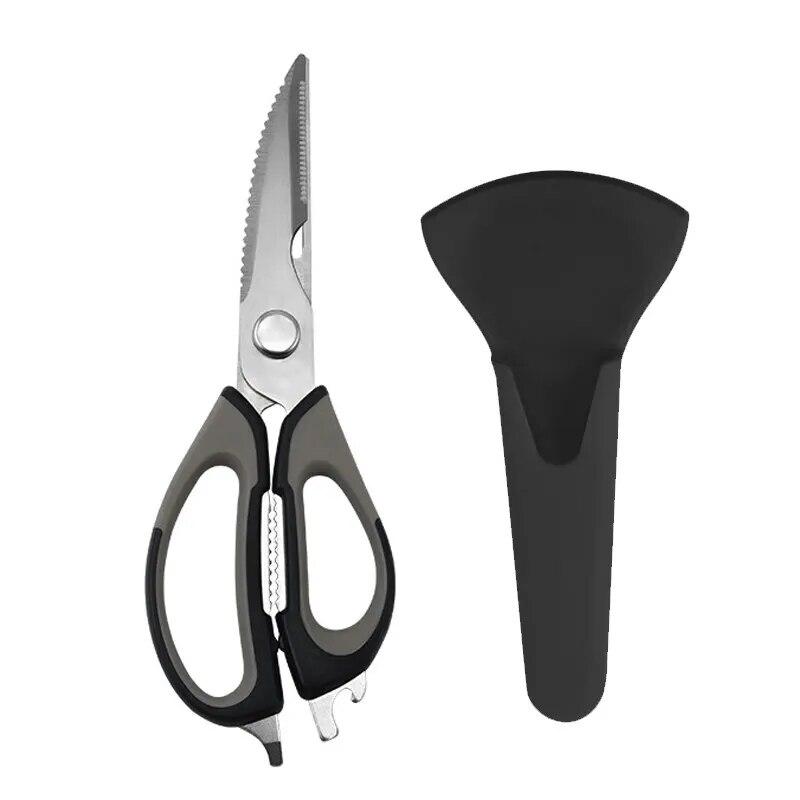 Kitchen Shears Heavy Duty Kitchen Scissors With Cover For Meat Vegetables BBQ Kitchen Accessories Cooking Tools