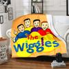 1pc Blanket The Wiggles Print Design, Lightweight Blanket for Sofa, Bed- Soft &Warm, Gift for All Seasons Like Christmas, Halloween