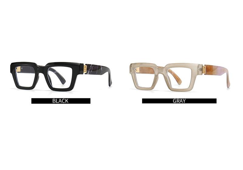 New Oversized Square Presbyopic Reading Glasses Unisex Marbling Retro Computer Eyewear Spectacles With Diopter +0.5to+3.0