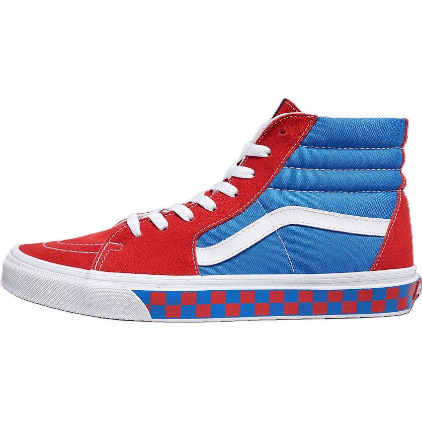 

Vans Sk8 Hi High top Skateboard Shoes Unisex Red Blue VN0A38GES3E 44