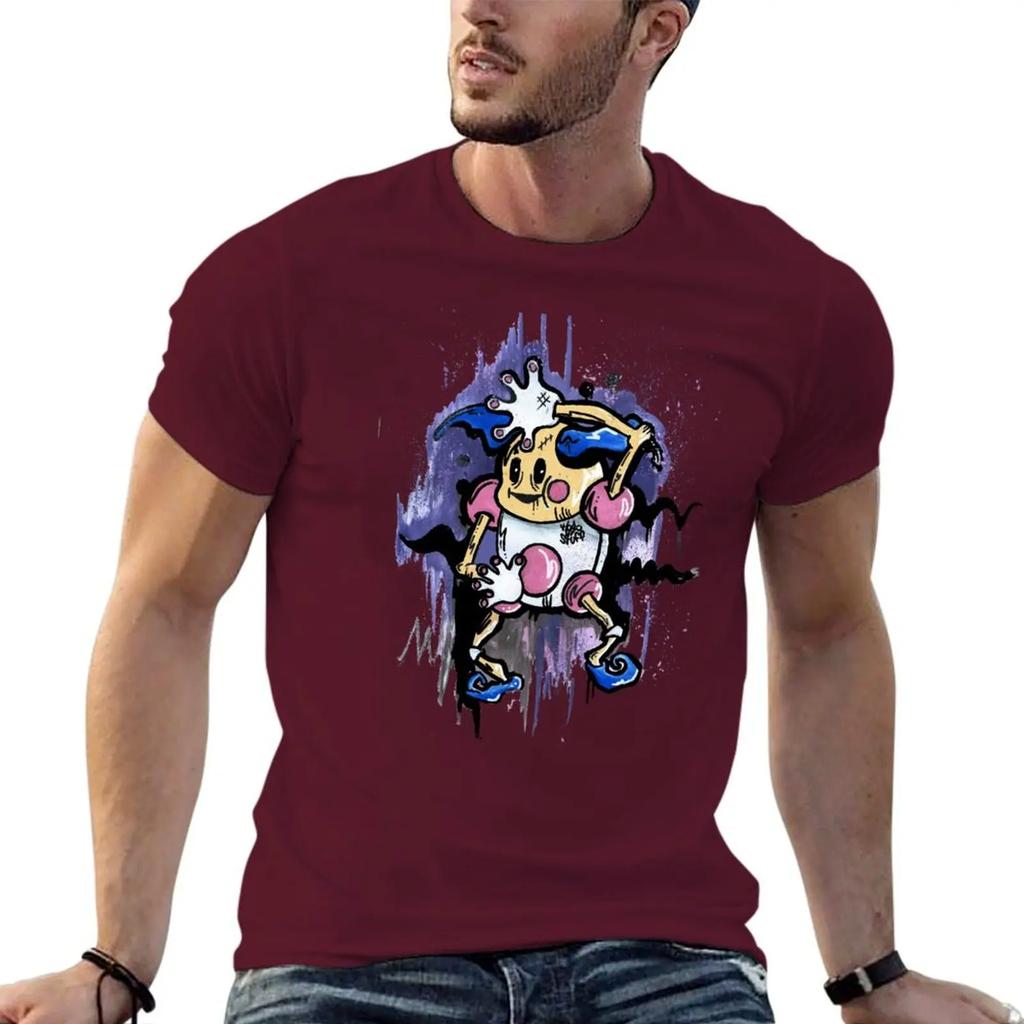 Mr Mime T-shirt customizeds heavyweights summer top boys animal print men graphic t shirts