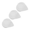 3PCS LED Guitar Picks ABS Material Illuminated Bass Guitar Plectrum Built in Battery White Light
