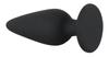 Tapered Heavy Anal Plug Small (7.8cm) - Black Velvets