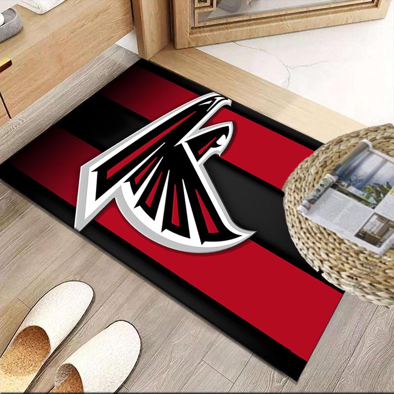 Atlanta-Falcons Rise Up  Carpet, Kitchen Rugs, Yoga Mat, Non-Slip Mats, Rug for Bathroom, Living Room Bedroom, Camping Rugs Christmas Gift