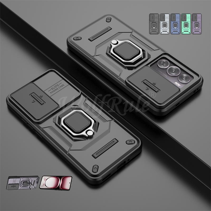 

For Reno 12 Pro Case Cover OPPO Reno 12 Pro Capas Bumper Shockproof Camera Lens Protective Ring Holder Fundas Reno12 Reno 12 Pro Reno 12 Pro Global зелений
