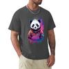 Panda in a Hoodie - Nebula T-Shirt plus sizes plus size tops men graphic t shirts