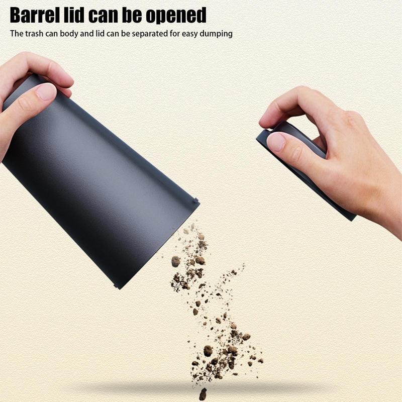 For Vehicle Car Trash Can Vehicle Trash Can Cup Holder Garbage Bin Leak Proof Container With Lid Dustbin Waste Basket CN