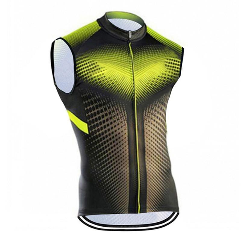 Men Women Cycling Vest Breathable Mesh Jersey Road Bike Riding Sportswear