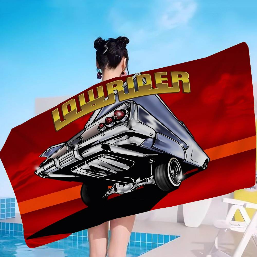 Lowriders Racing Big Microfiber Beach Towels Quick Dry Towel Sand Beach Towels Pool Towel for Travel Swim Pool Yoga