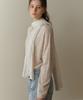 Poyueoaijeuonli If Stripe V-Neck Knit (Pink)