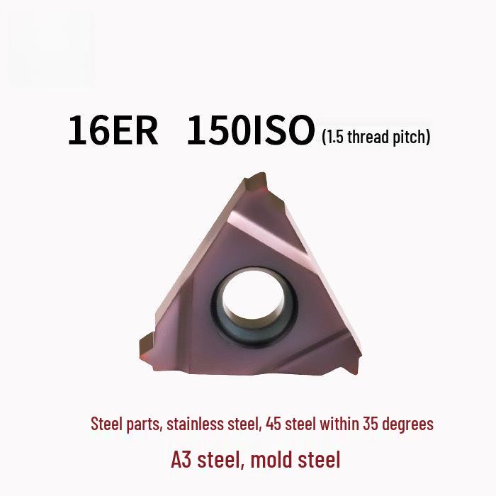 Haojiang AG60 CNC Threading Inserts Tool Holder for Internal/External Threads In Stainless Steel