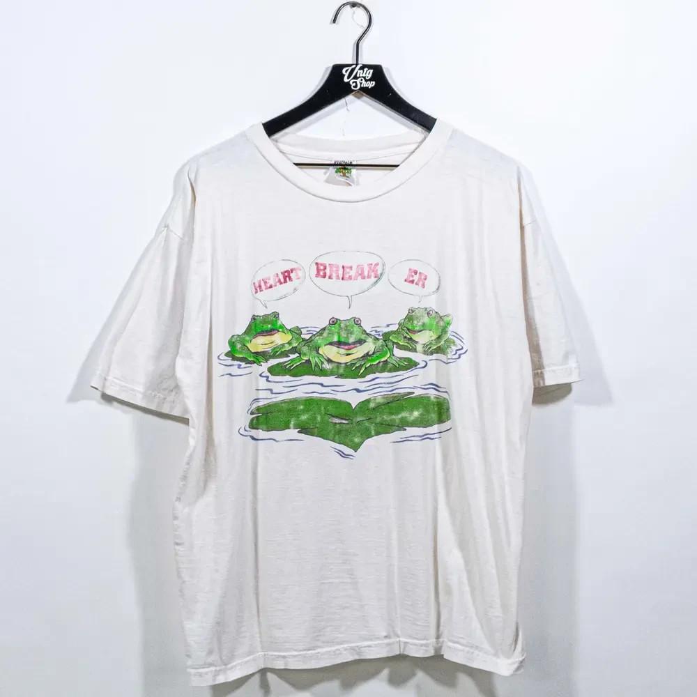 Heartbreaker Frog Lilypad T-Shirt VTG 90s Funny Joke Cartoon Size S-4XL XL