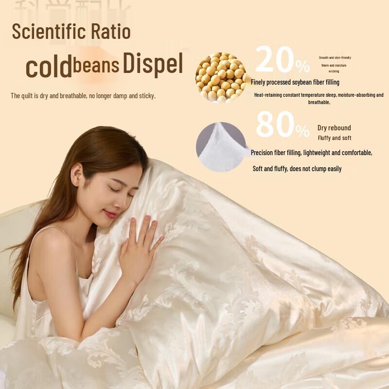 

Antibacterial Anti-Mite Soy Fiber Quilt 150x200cm