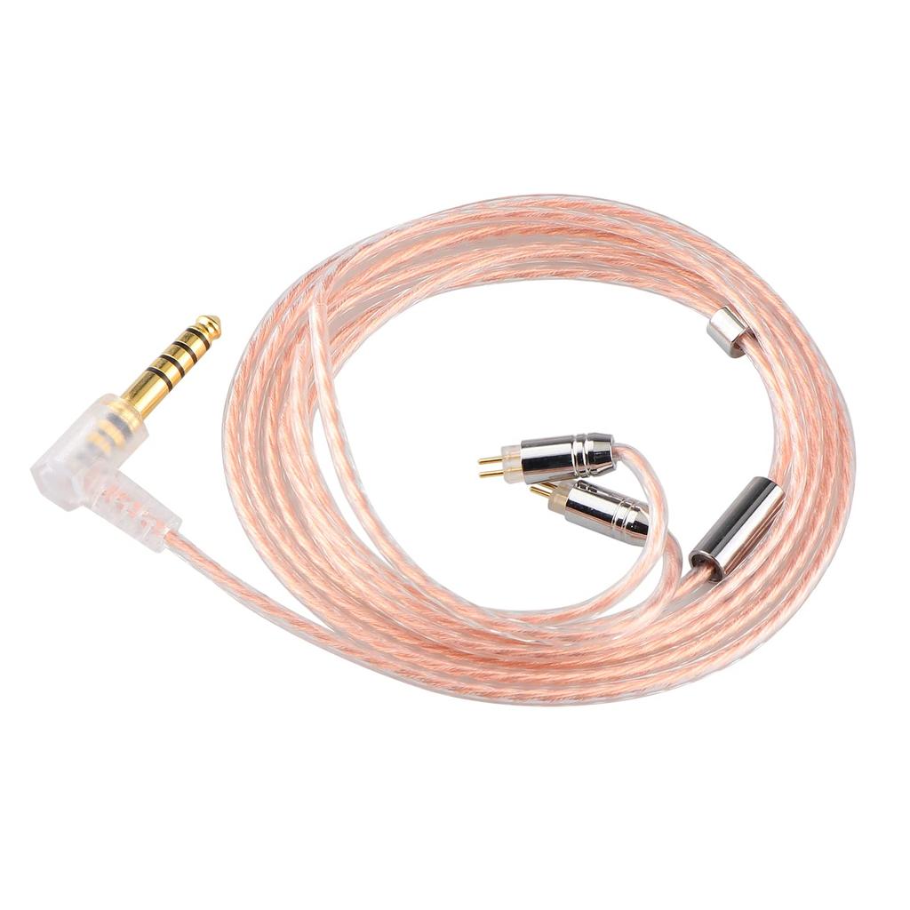 LINSOUL TRIPOWIN Karen Earphone Cable, 2.5mm3.5mm4.4mm Gold-Plated Plugs with QDCMMCX0.78mm 2-Pin Connectors (0.78mm 2-Pin, 4.4mm Plug)