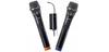 LENCO MCW-020BK - zestaw 2 dynamicznych mikrofonów bezprzewodowych, Lenco